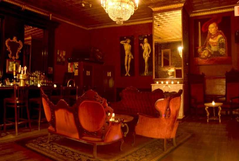 Interior of New York's Auction House